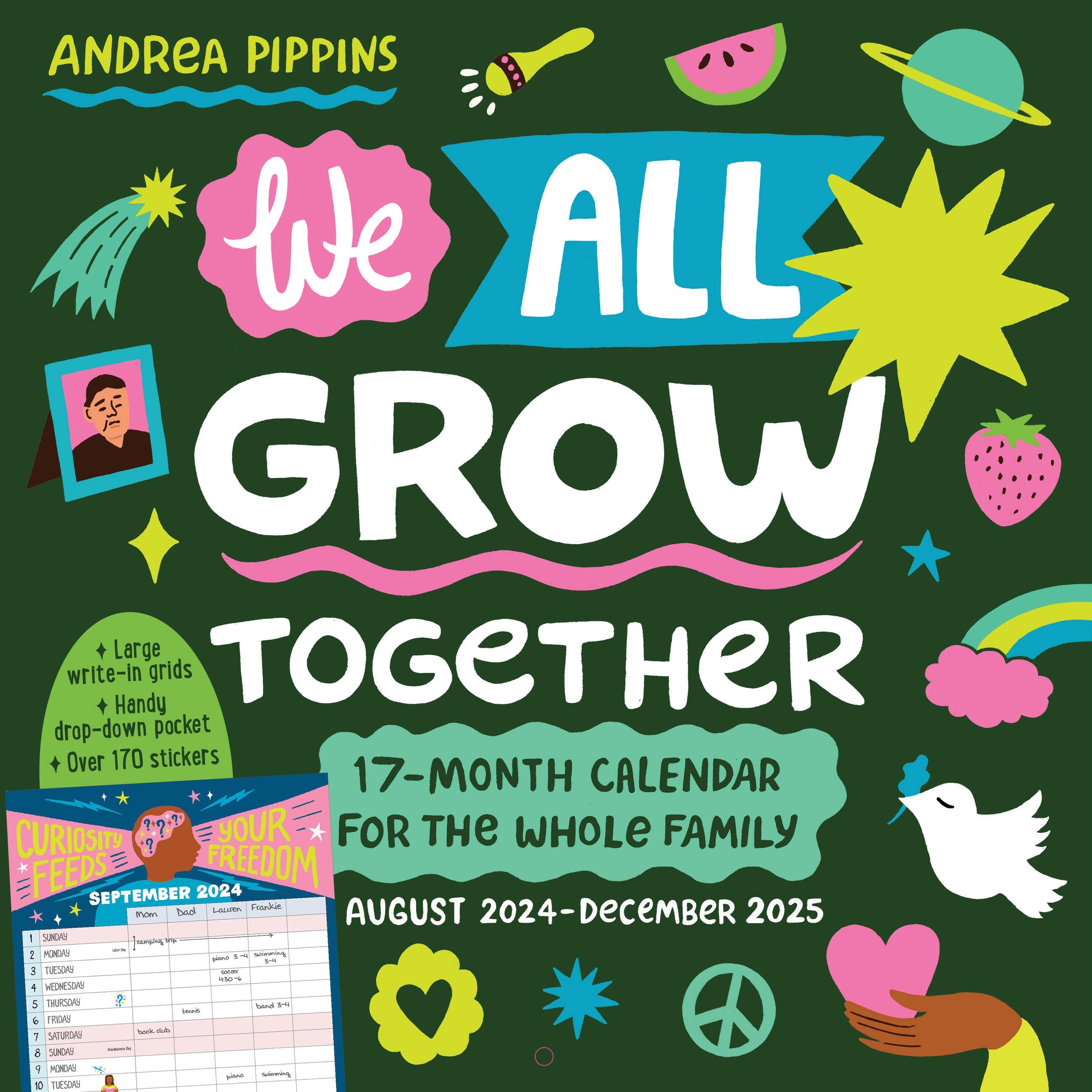 We All Grow Together Wall Calendar 2025 PageADay