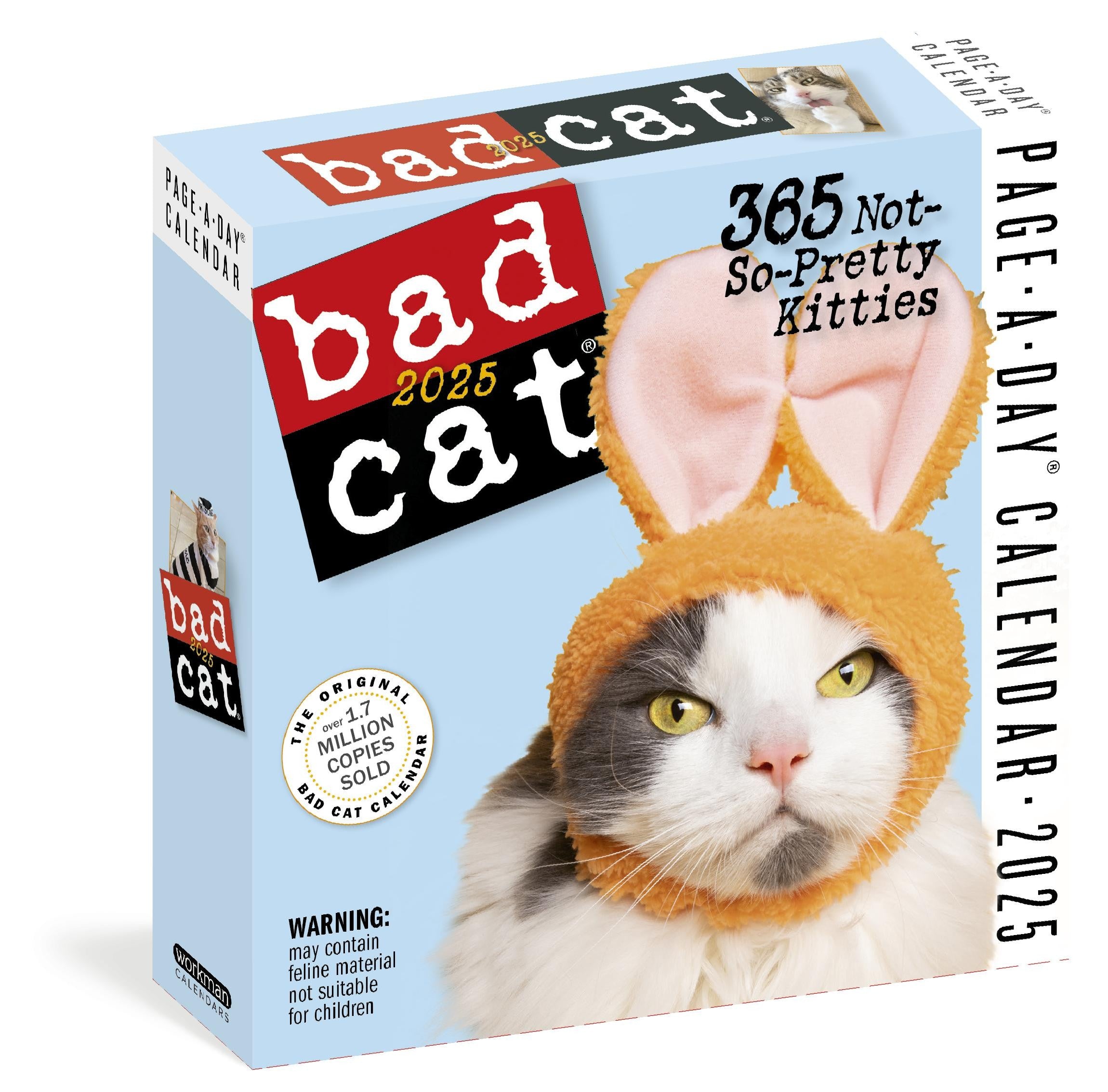 Bad Cat PageADay® Calendar 2025