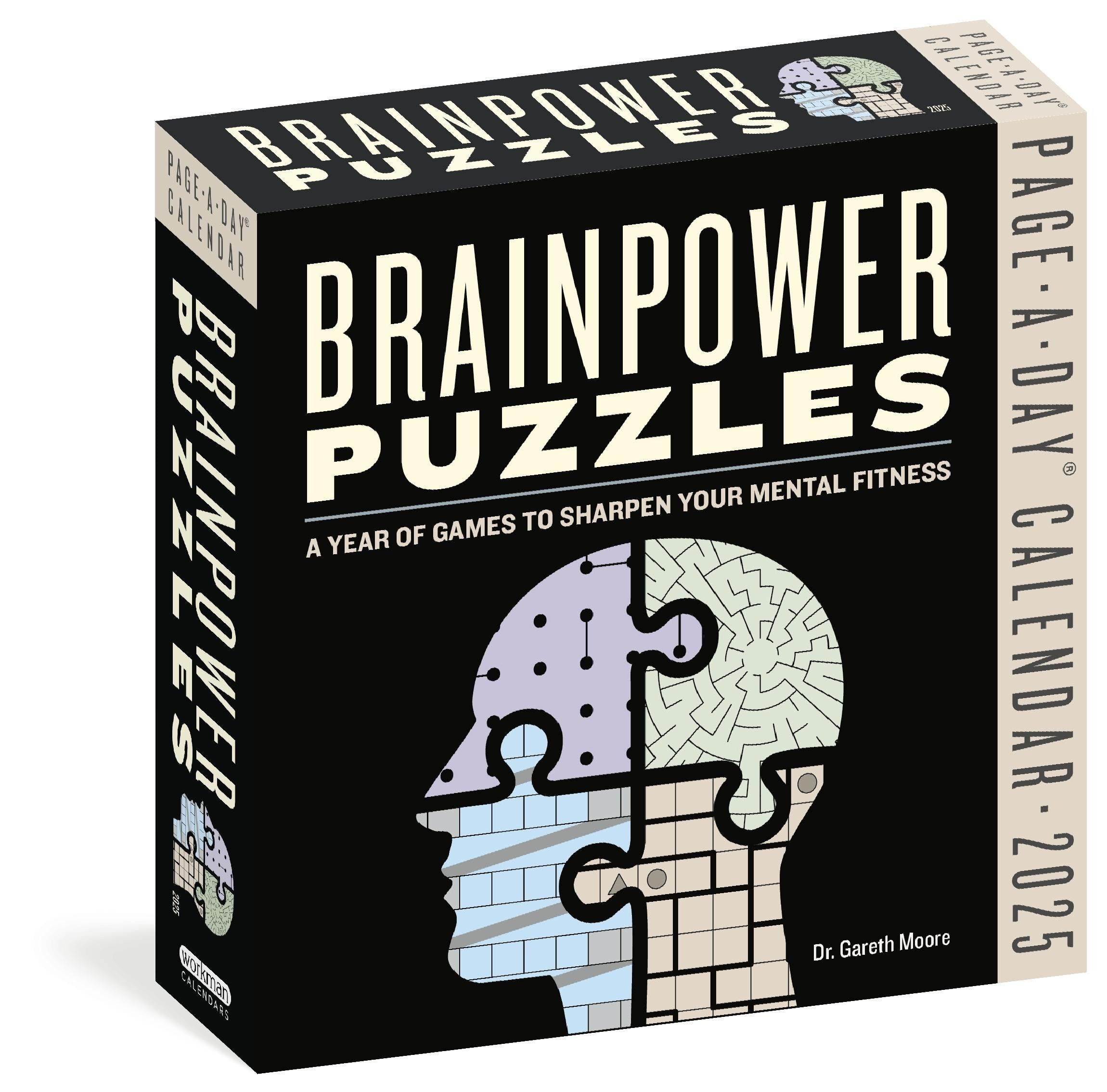 Brainpower Puzzles PageADay® Calendar 2025