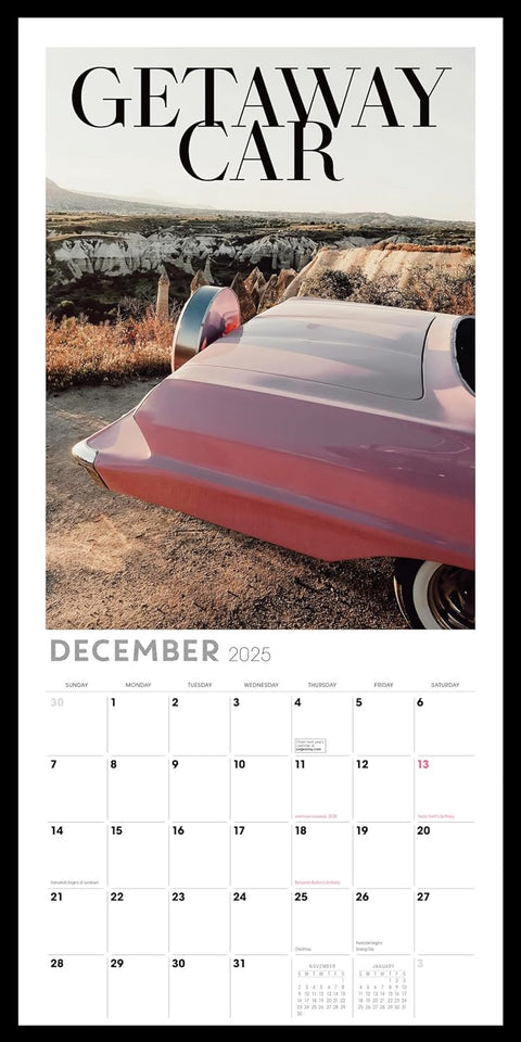 Forever & Always: A 2025 Wall Calendar Inspired by Taylor Swift Songs