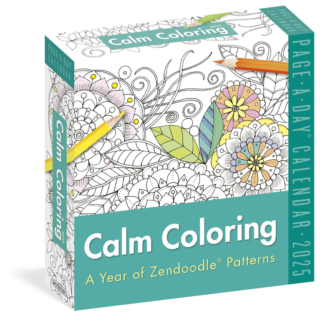 Calm Coloring PageADay® Calendar 2025