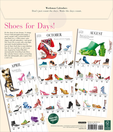 365 Days of Shoes Picture-A-Day® Wall Calendar 2026 – Page-A-Day
