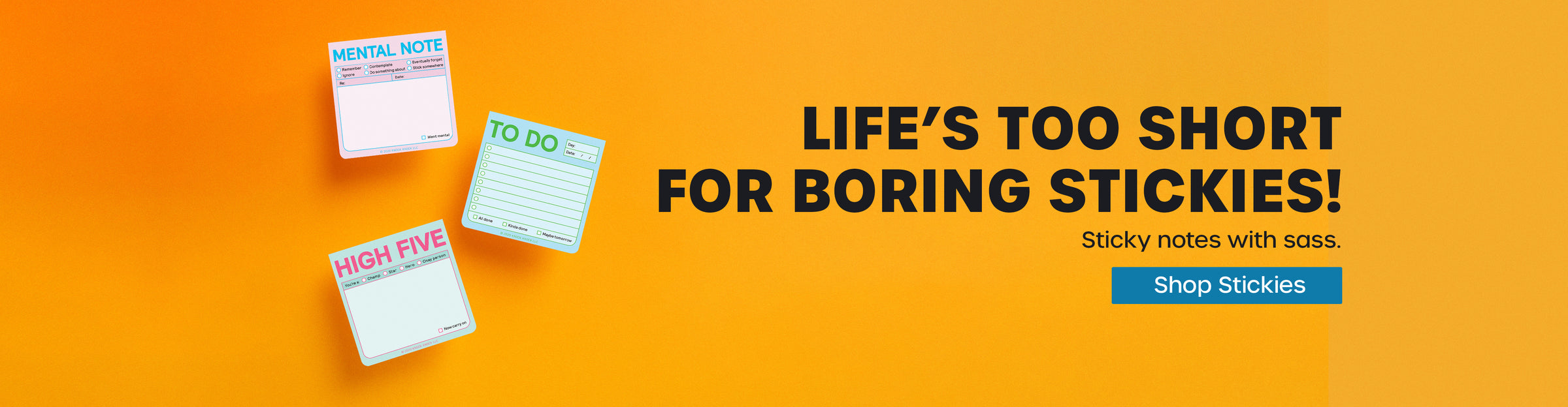 Sticky Notes from Knock Knock