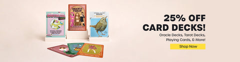 Card Deck Flash Sale 25% Off!
