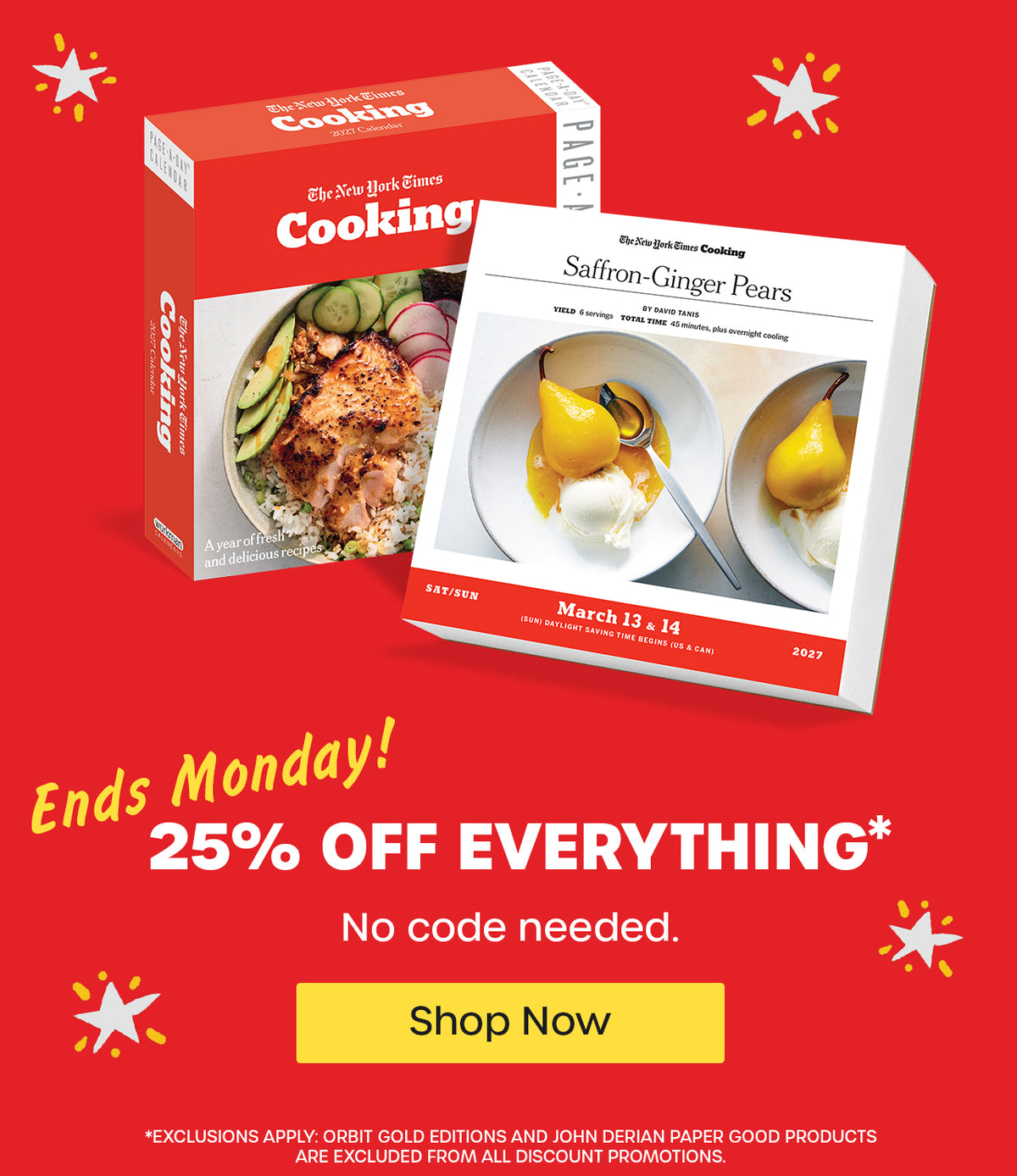 25% Off Everything! No code needed. 