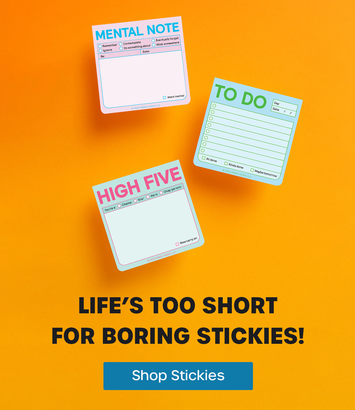 Sticky Notes from Knock Knock