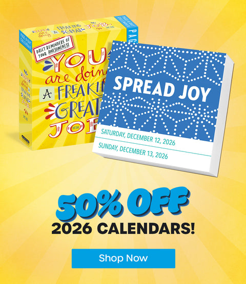 50% Off Calendars!