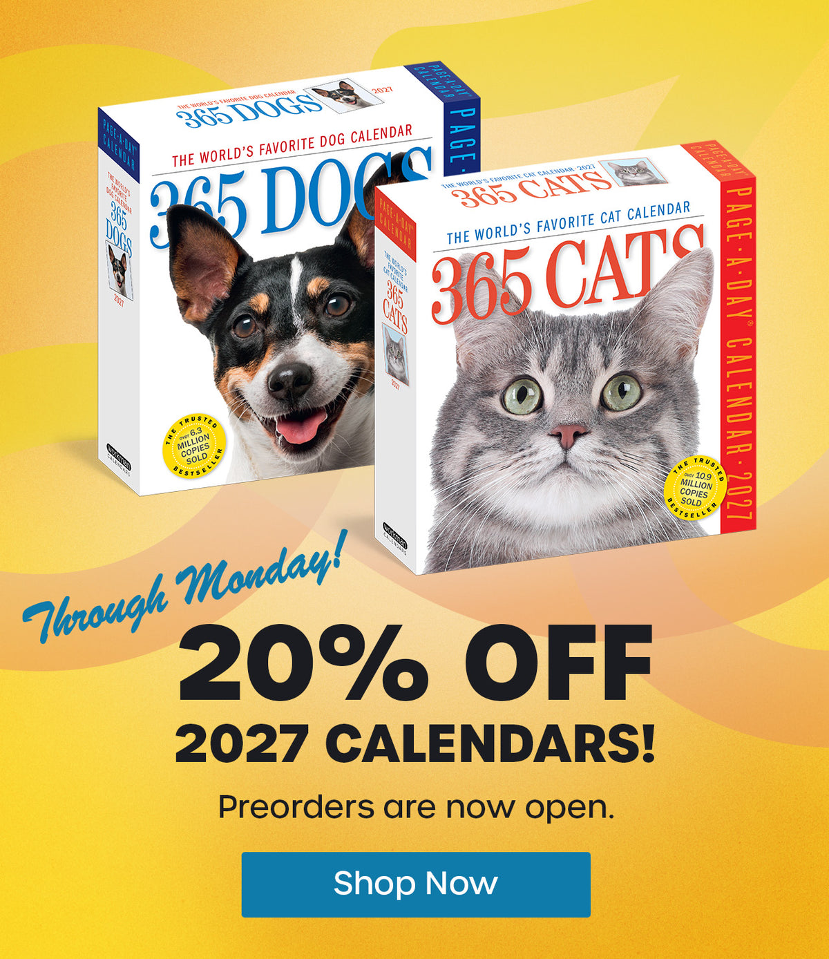 20% Off 2027 Calendar Preorders!